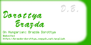 dorottya brazda business card